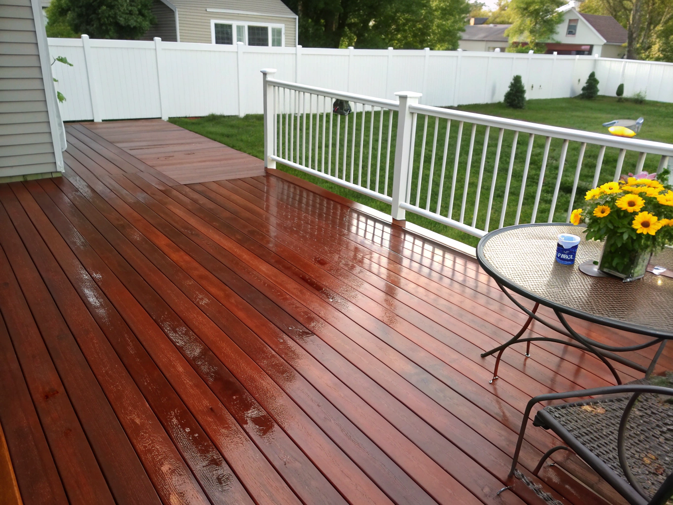 Deck & Pergola Installation - Before