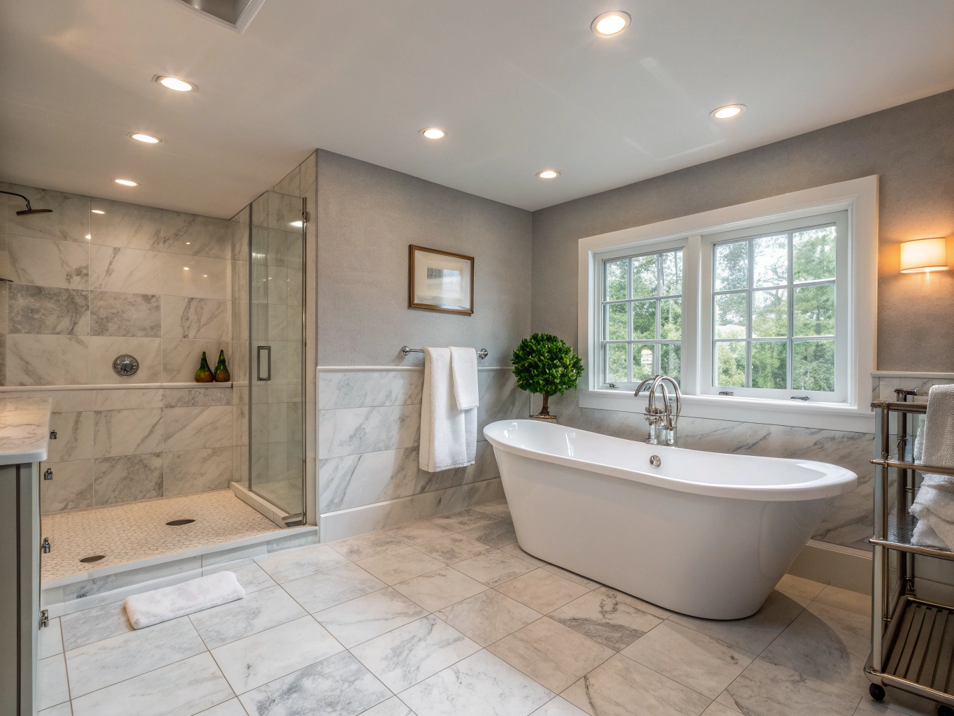 Spa-Inspired Bathroom - After